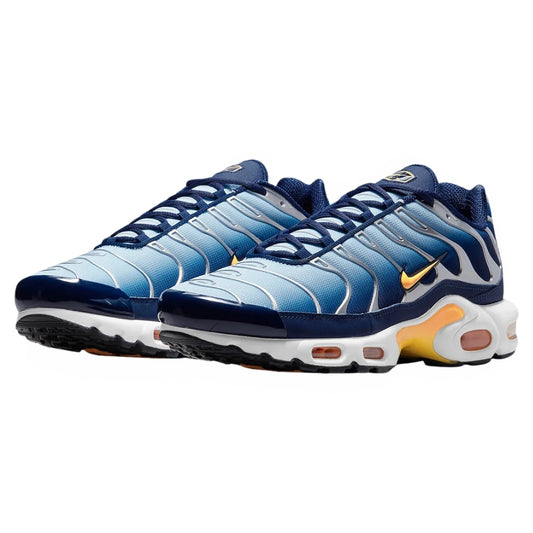 White and Blue Nike Tn Air Max Plus Archive Void Laser Orange Men's DM3530-400