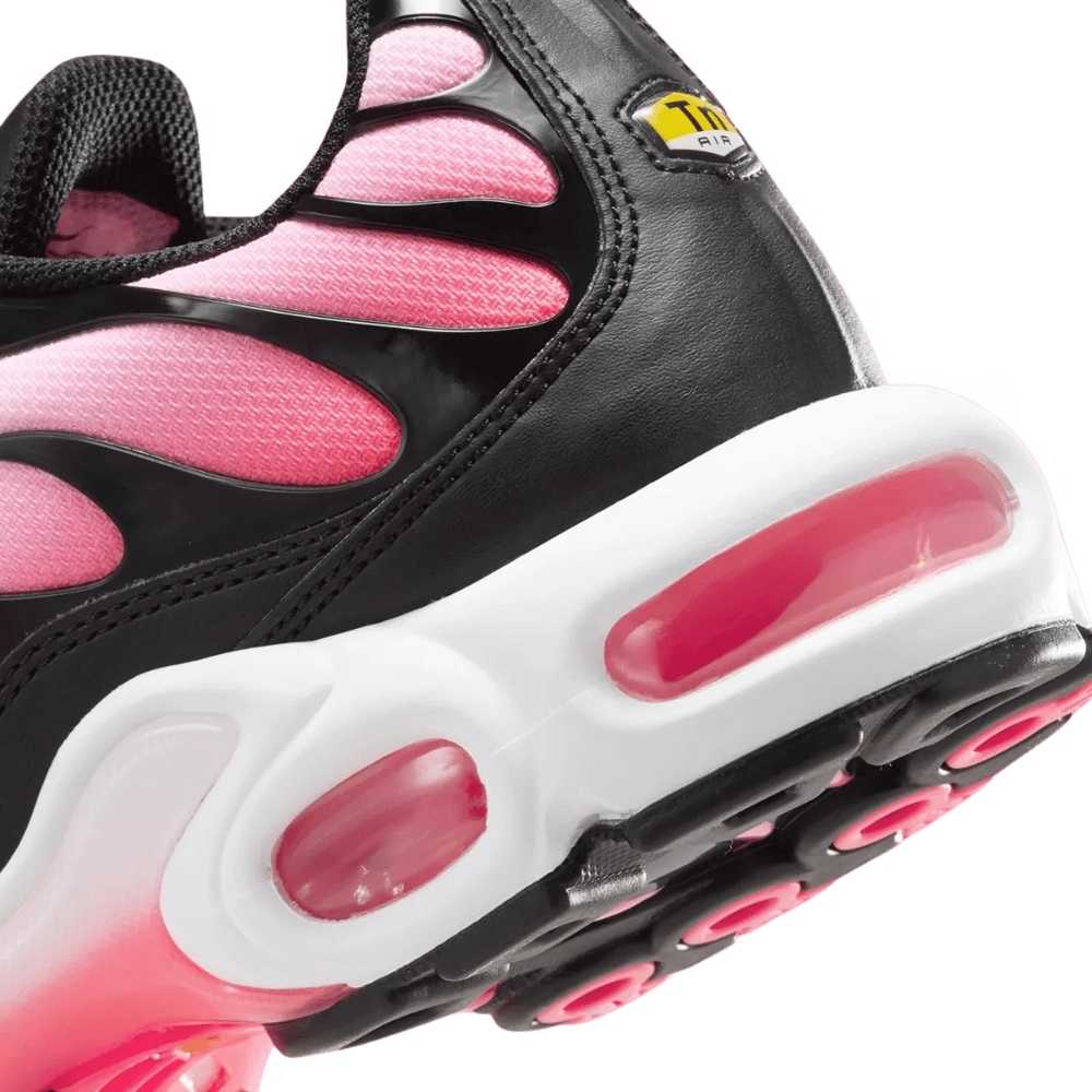 Pink and White Nike Tn Air Max Plus Black Hot Punch Women's DZ3670-002