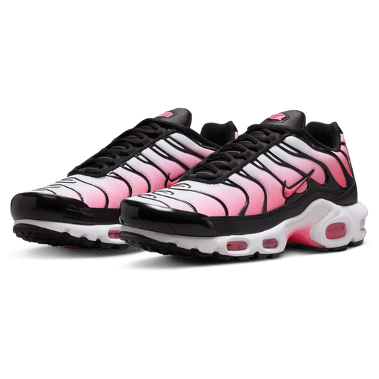 Pink and White Nike Tn Air Max Plus Black Hot Punch Women's DZ3670-002