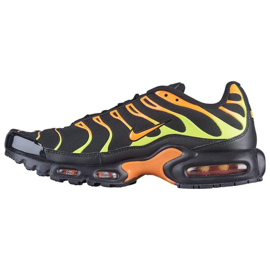 Black and Orange Nike Tn Air Max Plus Black Total Orange Volt Men's 852630-033