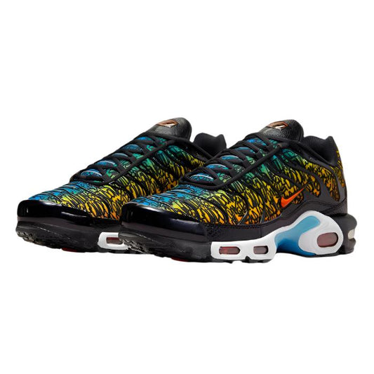 Black and Blue Nike Tn Air Max Plus Brixton Graffiti Men's DX2665-001
