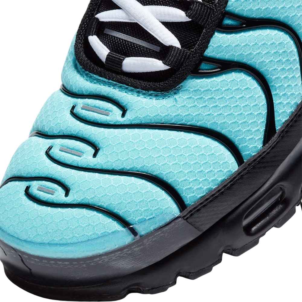 Blue and Black Nike Tn Air Max Plus Dark Tiffany Aqua Silver CV8838-400 Men's Sleektrainers