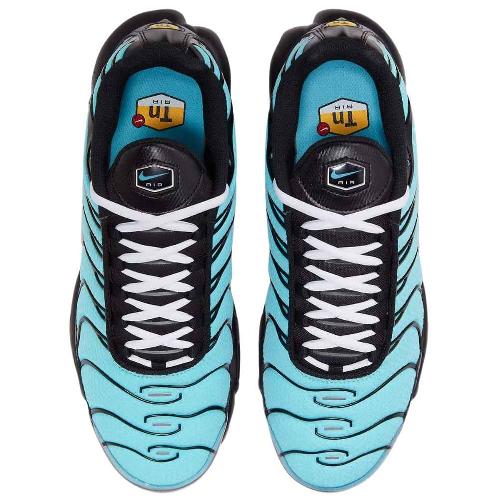 Blue and Black Nike Tn Air Max Plus Dark Tiffany Aqua Silver CV8838-400 Men's Sleektrainers