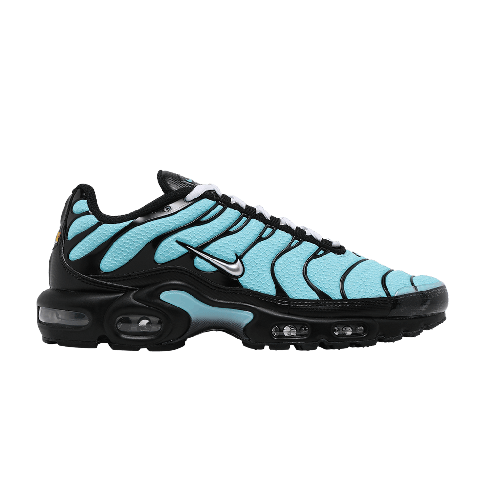Blue and Black Nike Tn Air Max Plus Dark Tiffany Aqua Silver CV8838-400 Men's Sleektrainers