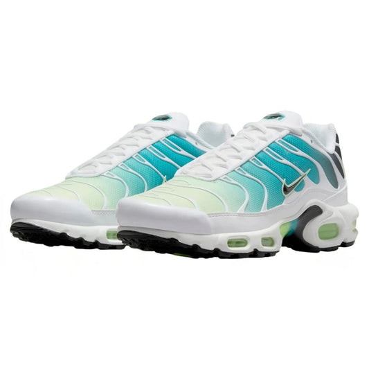 Green and White Nike Tn Air Max Plus Dusty Cactus/Barely Volt Women's DZ3670-102 Sleektrainers