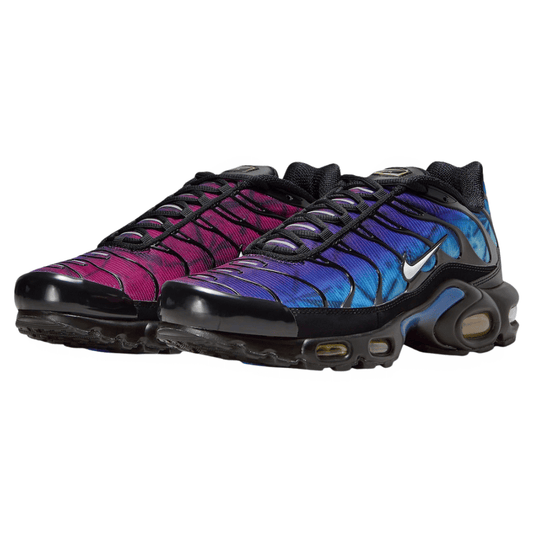Black and Blue Nike Tn Air Max Plus Floral Greedy 25th Anniversary Men's FV0393-001
