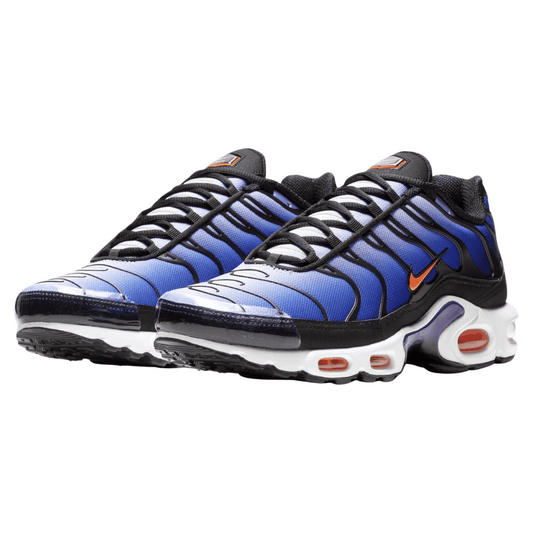 White and Black Nike Tn Purple Volt 2018 Air Max Plus OG Pack BQ4629-002