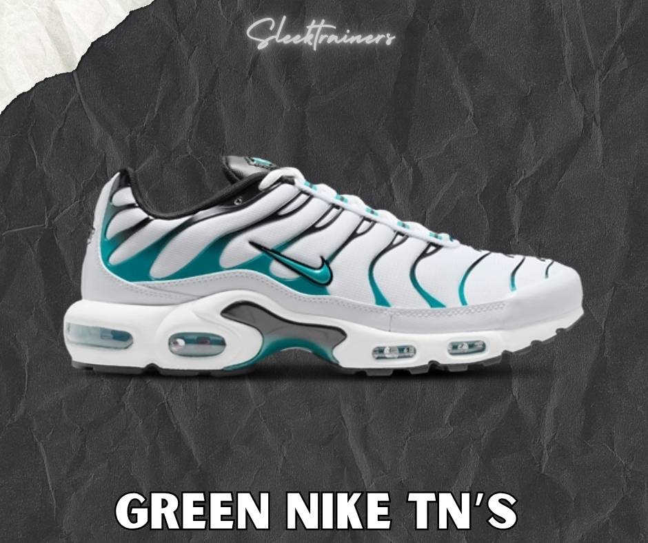 Green Nike TN Air Max Plus Turbo Sleektrainers 604133-136