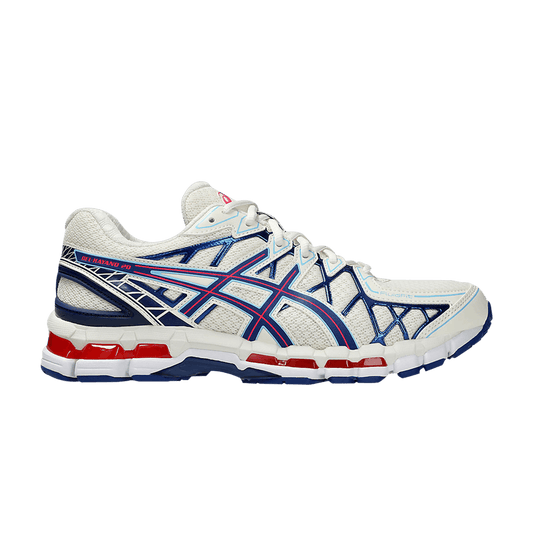 Red, Blue and White Asics Gel-Kayano 20 Cream Deep Marine A203A388-101 Sleektrainers