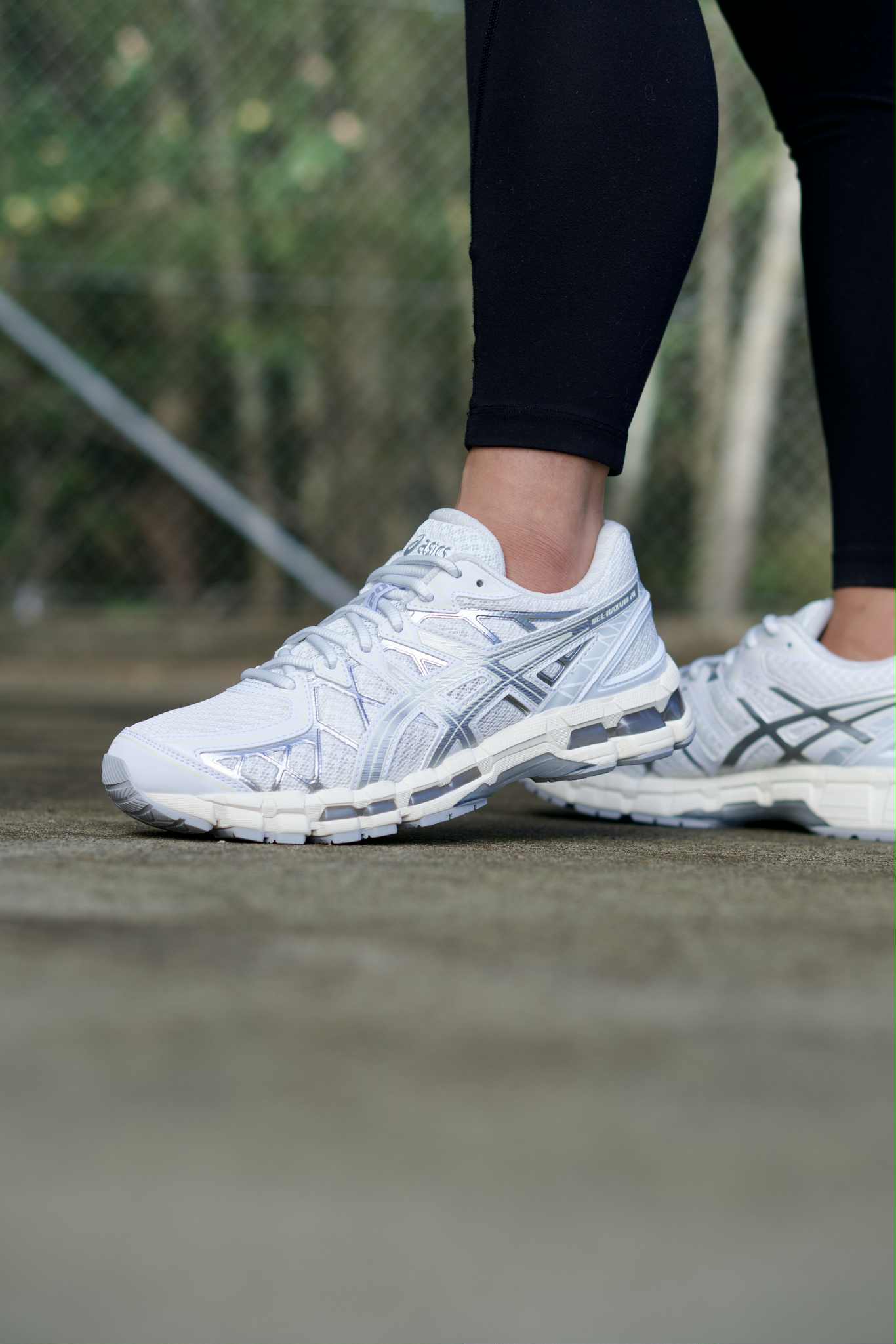 Asics Gel-Kayano20 Pure White Silver Sleektrainers