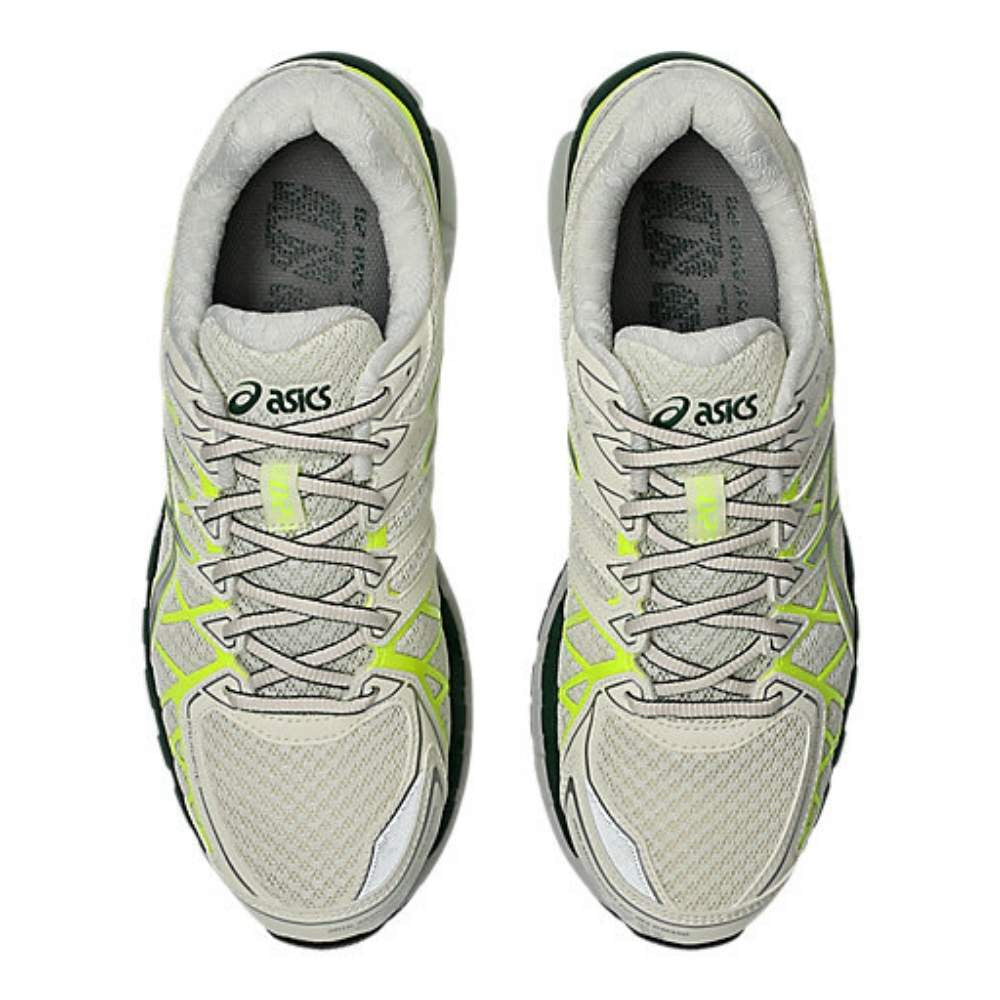 Green and White Asics GEL-Kayano 20 Cream Pure Silver Men's 1203A388-103 Sleektrainers 