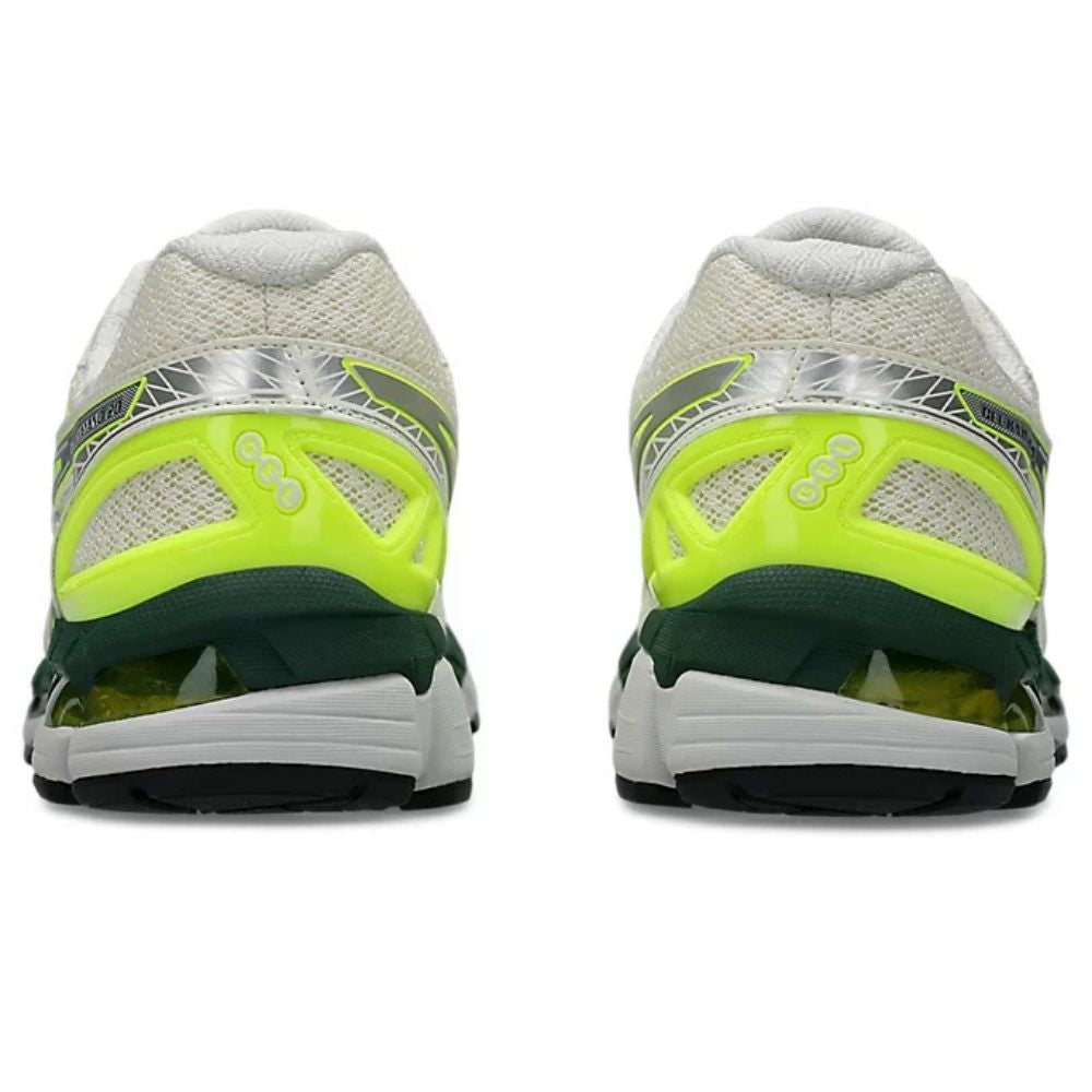 Green and White Asics GEL-Kayano 20 Cream Pure Silver Men's 1203A388-103 Sleektrainers 