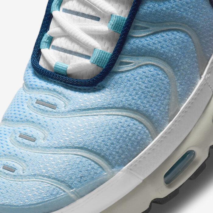 White and blue Nike Tn Air Max Plus Psychic Blue CZ1651-400 Men's