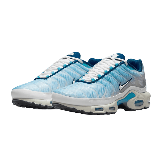 White and blue Nike Tn Air Max Plus Psychic Blue CZ1651-400 Men's