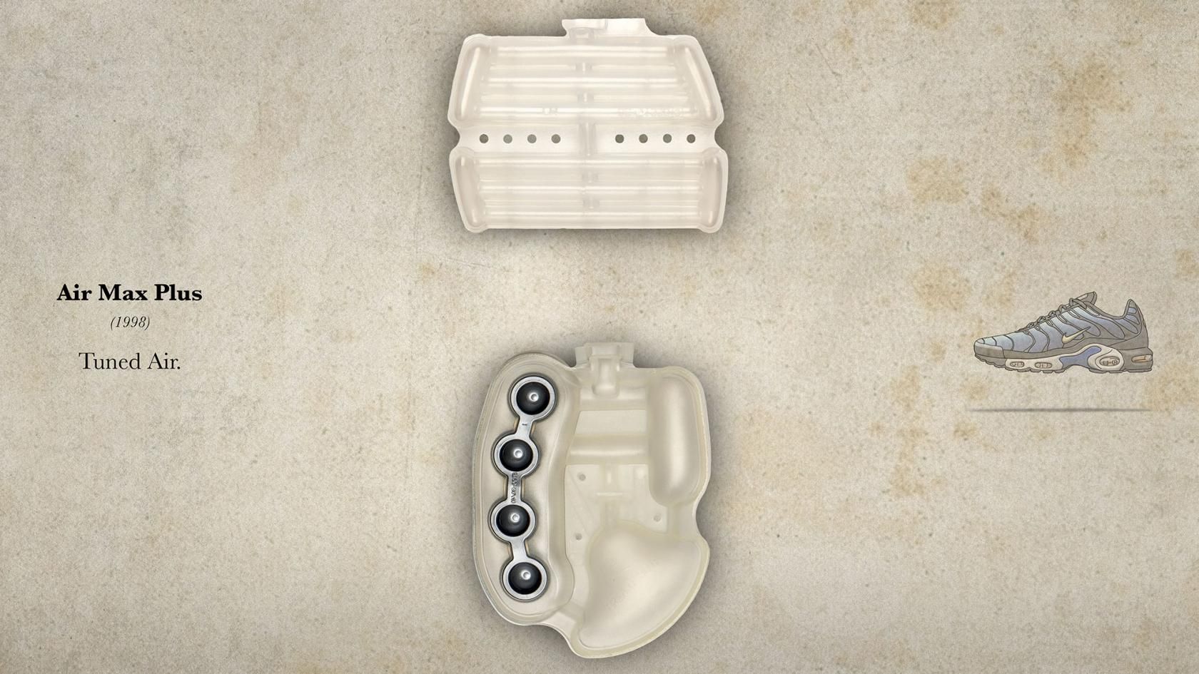 Nike Air Max Plus TN History and Design Tuned Air Sole