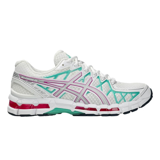 White Asics Gel-Kayano 20 Watermelon Aurora Green Men's 1203A388-105 Sleektrainers
