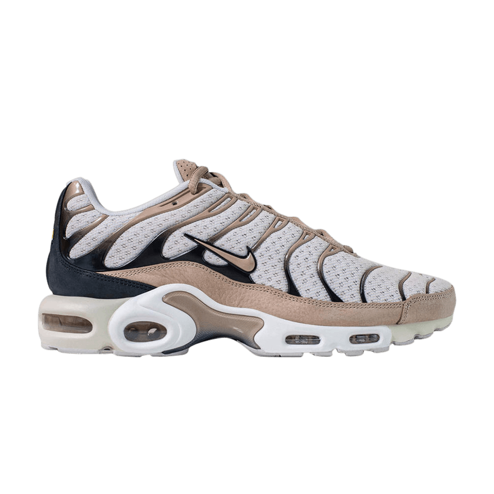 White Nike Tn Air Max Plus Light Bone - Men's 898018-002
