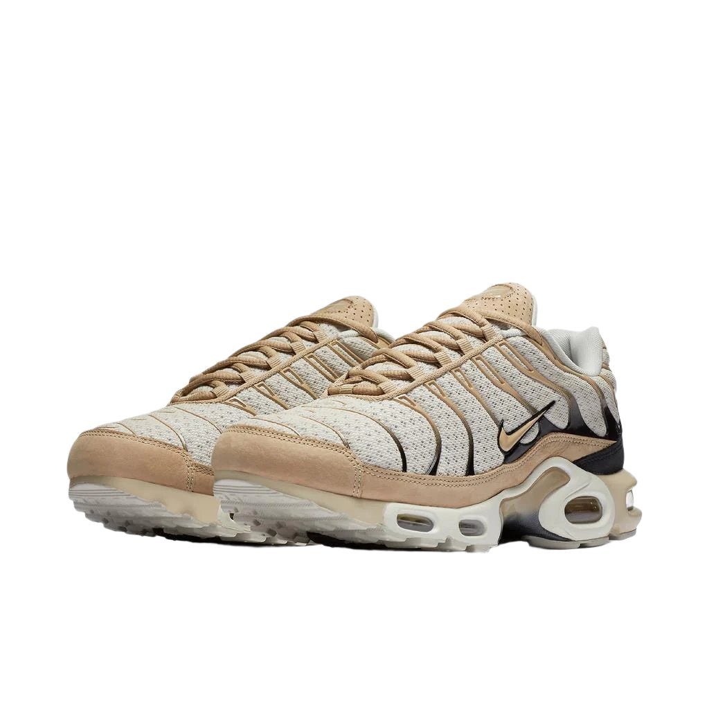 White Nike Tn Air Max Plus Light Bone - Men's 898018-002