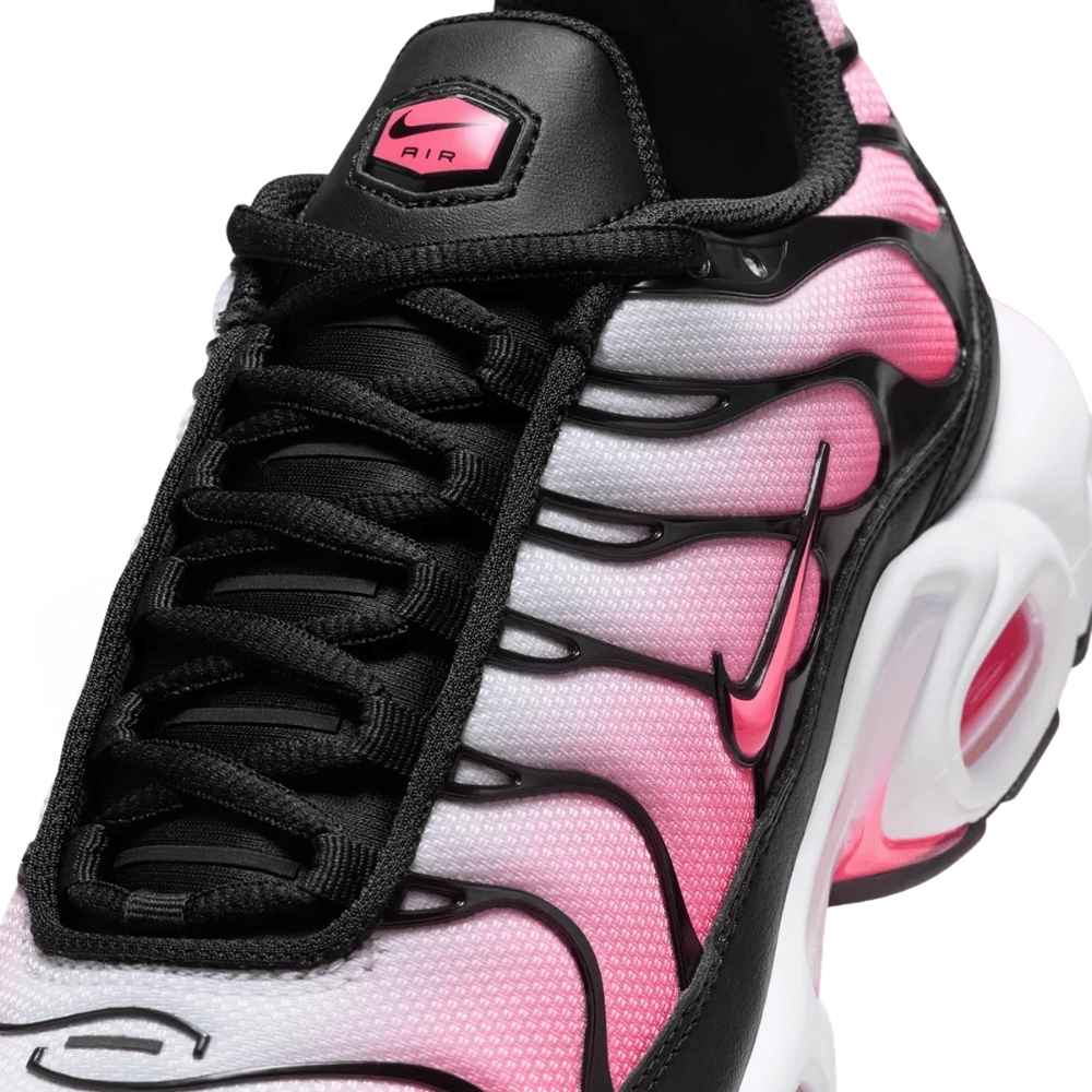 Pink and White Nike Tn Air Max Plus Black Hot Punch Women's DZ3670-002