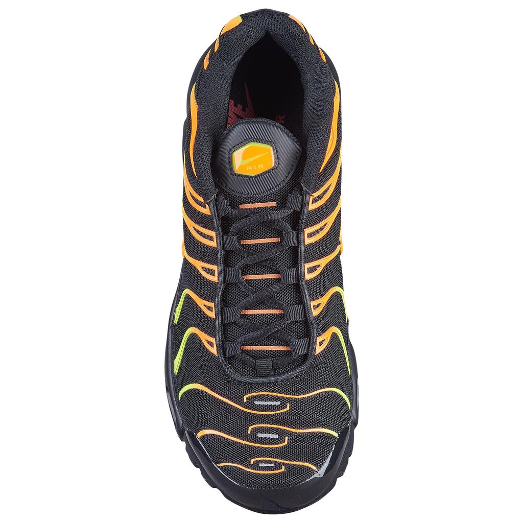 Black and Orange Nike Tn Air Max Plus Black Total Orange Volt Men's 852630-033