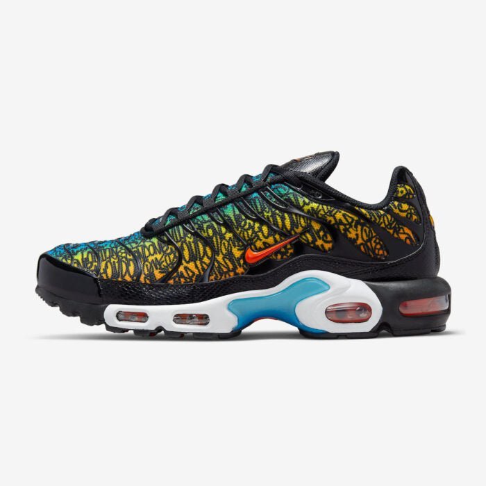 Black and Blue Nike Tn Air Max Plus Brixton Graffiti Men's DX2665-001