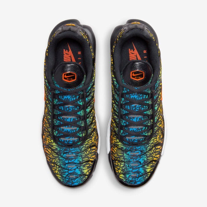 Black and Blue Nike Tn Air Max Plus Brixton Graffiti Men's DX2665-001