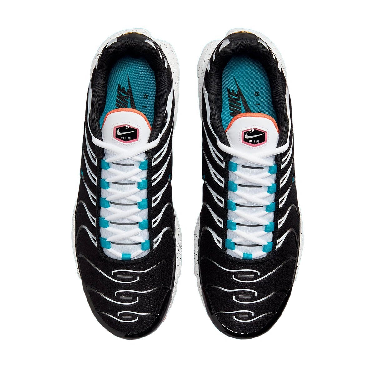 Black and Blue Nike Tn Air Max Plus Coral Teal Turf Orange CZ1651-001 Men's