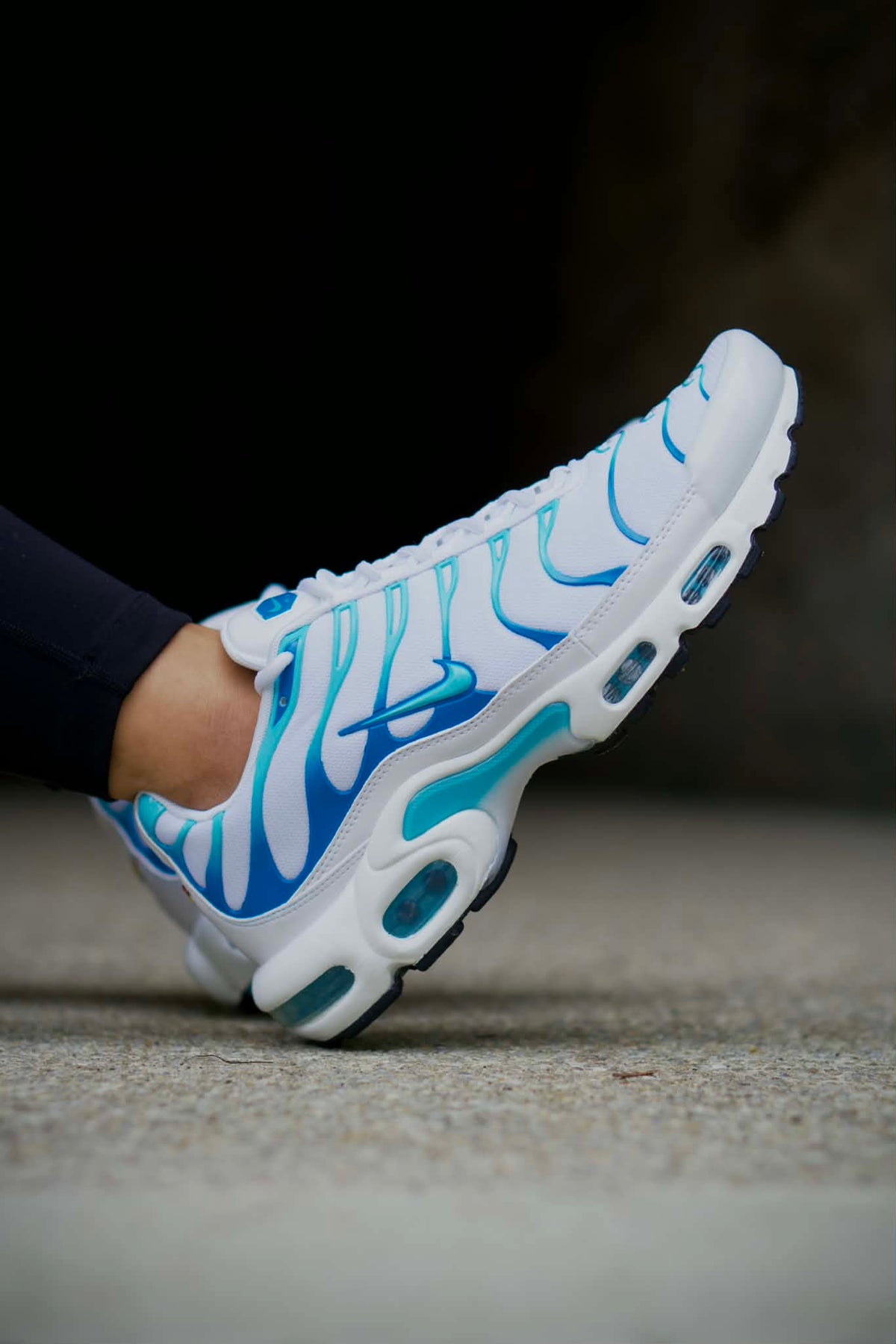 White Nike Air Max Plus TN Dreams Polarized Blue Mens Sleektrainers 604133-135