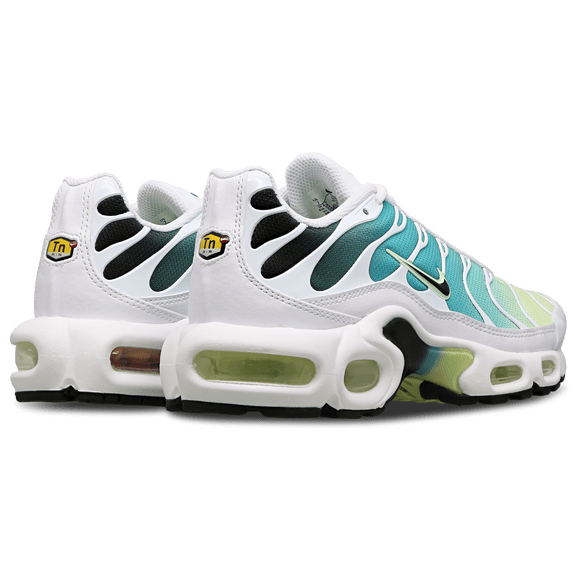 Green and White Nike Tn Air Max Plus Dusty Cactus/Barely Volt Women's DZ3670-102 Sleektrainers