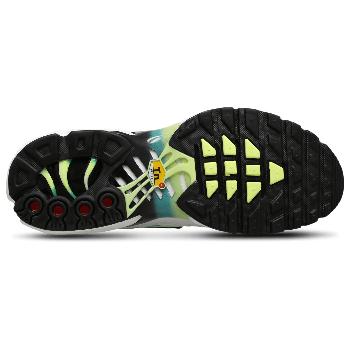 Green and White Nike Tn Air Max Plus Dusty Cactus/Barely Volt Women's DZ3670-102