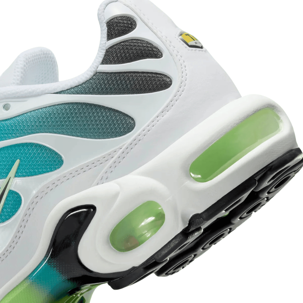 Green and White Nike Tn Air Max Plus Dusty Cactus/Barely Volt Women's DZ3670-102