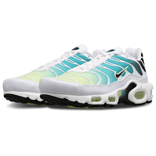Green and White Nike Tn Air Max Plus Dusty Cactus/Barely Volt Women's DZ3670-102