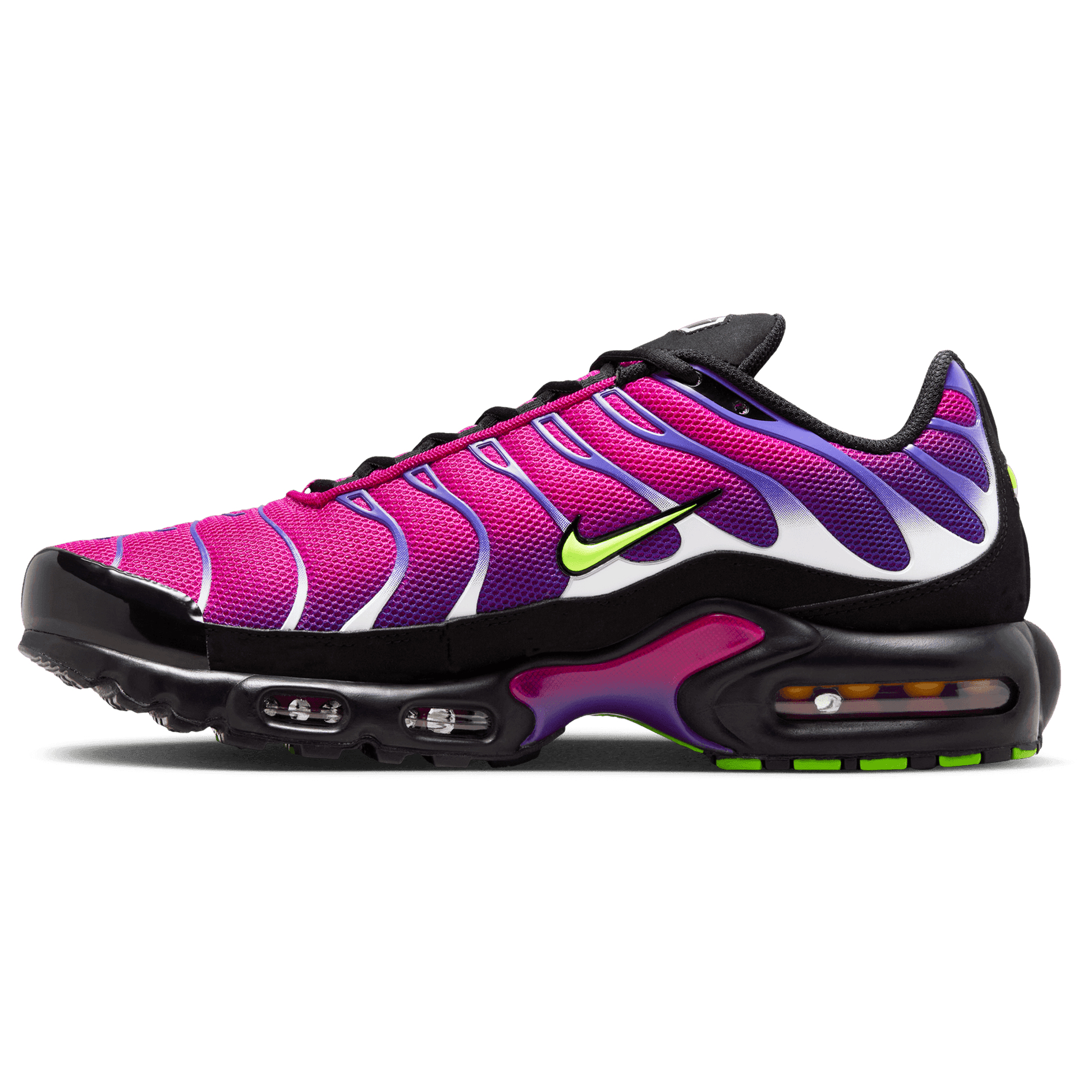 Pink and Black Nike Tn Air Max Plus Fireberry / Rebellious Air Men's 604133-610