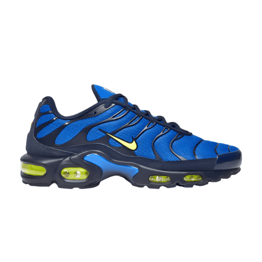 Black and Blue Nike Tn Air Max Plus Hyper Royal Volt Obsidian Men's 852630-412
