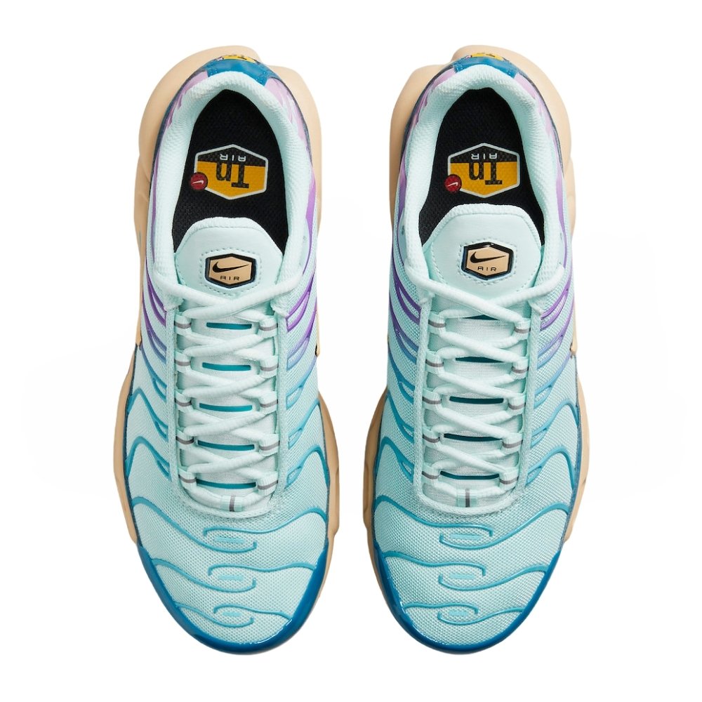 Blue and Purple Nike Tn Air Max Plus Jade Ice Sesame Women's DZ3671-300