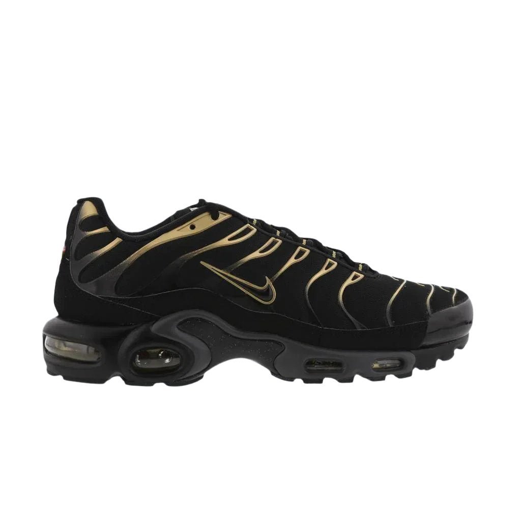 Black and Gold Nike Tn Air Max Plus Metallic Gold Men's 852630-004