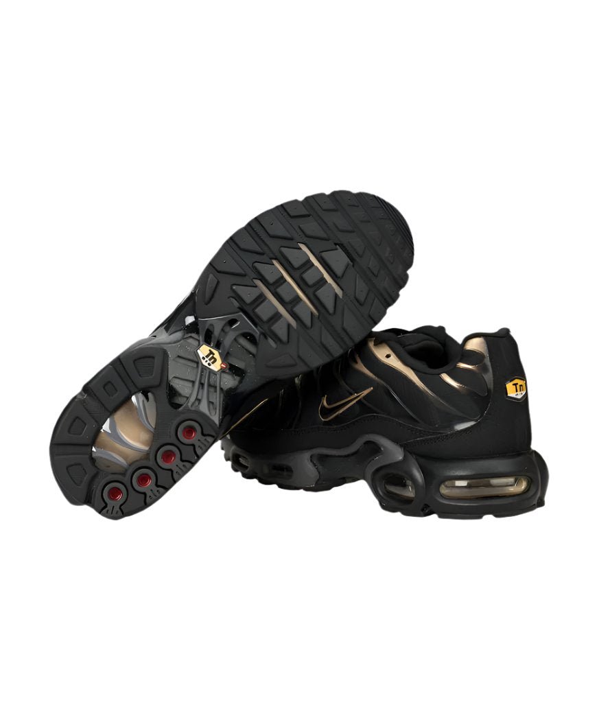 Black and Gold Nike Tn Air Max Plus Metallic Gold Men's 852630-004