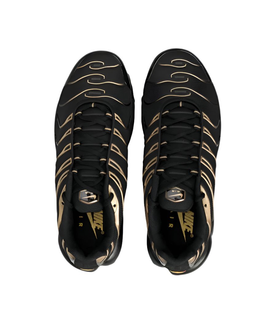 Black and Gold Nike Tn Air Max Plus Metallic Gold Men's 852630-004