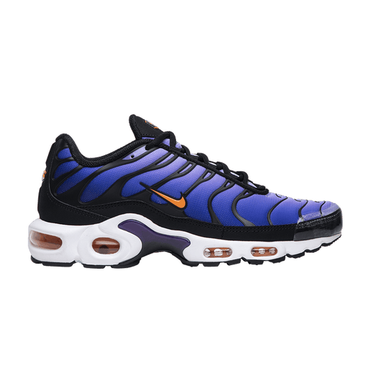 White and Black Nike Tn Purple Volt 2018 Air Max Plus OG Pack BQ4629-002