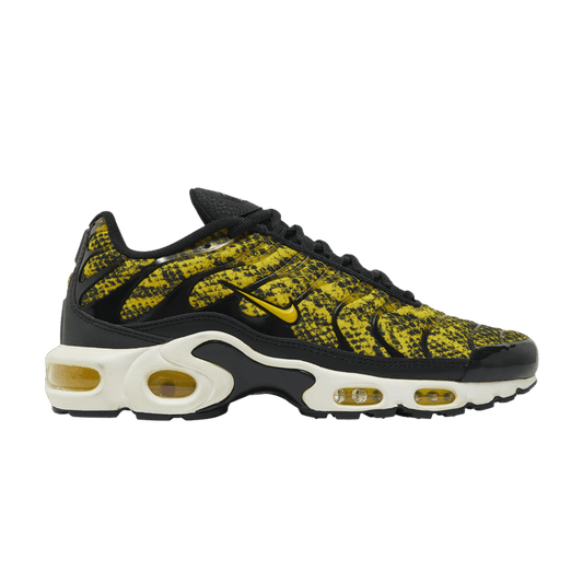 Black and Yellow Nike TN Air Max Plus Snakeskin CT1555-001 Sleektrainers