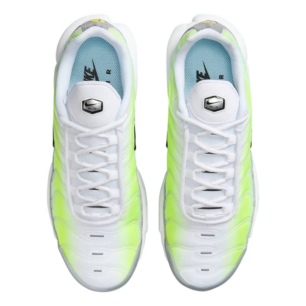 White and Green Nike TN Air Max Plus Cyber Silver Neon HJ9574-100 Sleektrainers
